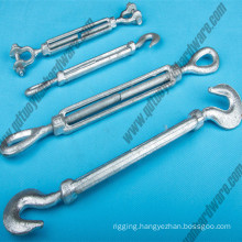 Us Type Carbon Steel Drop Forged Galvanized Turnbuckle